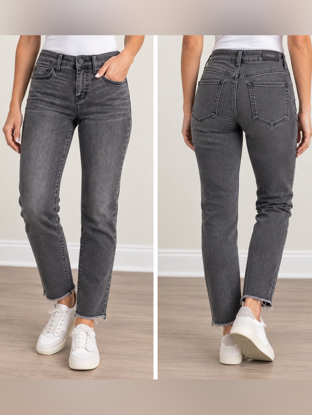 ✨ Pilcro & The Letterpress by Anthropologie Parallel Jeans ✨ Super cute charcoal